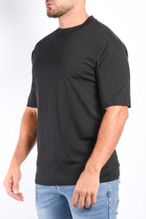 Mercerised Luxe T-shirt Black