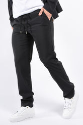 Regular Fit Tech Pants Black