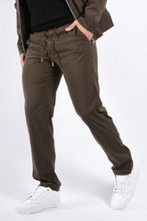Regular Fit Tech Pants Brown