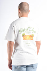 Oversize T-shirt “Côte D’Azur” White