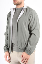 Premium Reversible Jacket "Vazio" Greenish / Light Greige