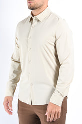 Premium Dynamic 4-way Stretch Shirt Beige