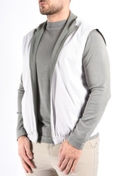 Premium Reversible Bodywarmer "Varallo” Light Greige / Greenish