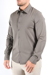 Premium Dynamic 4-way Stretch Shirt Stone Green