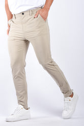 Premium Stretch Trousers “Rocco” Beige