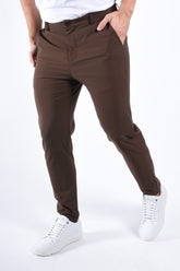 Premium Stretch Pantalon “Rocco” Deep Brown