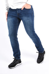Slim Fit Stretch Jeans “Vanzo” Dark Blue