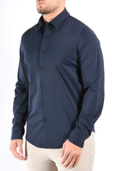 Premium Dynamic 4-way Stretch Shirt Deep Blue
