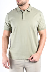 Premium Mercerised Polo “Sandro” Pastel Green