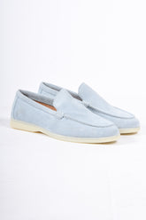 Premium Suède loafers “Santino 2.0” Light Blue