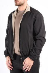 Premium Reversible Jacket "Vazio" Black / Beige