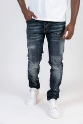 Slim Fit Stretch Jeans "Napoli" Night Blue