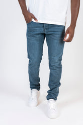 Slim Fit Stretch Jeans "Mario" Blue