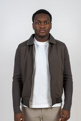 Premium Hybrid Jacket "Adriano" Brown
