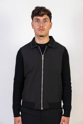 Premium Hybrid Jacket "Adriano" Black