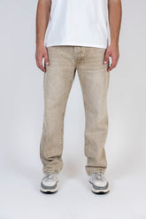 Straight Fit Jeans "Aris" Beige