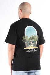 Oversize T-shirt “Saint Tropez” Black