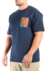 Oversized T-Shirt "Padel" Dark Blue