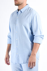Premium Linnen Shirt Light Blue