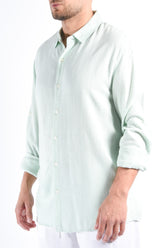 Premium Linnen Shirt Mint Green