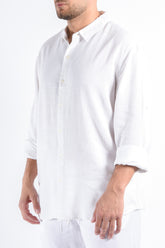 Premium Linnen Shirt White