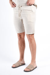 Premium Linnen Shorts Beige