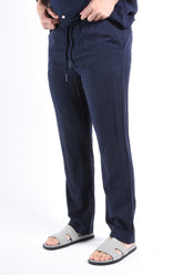 Premium Linnen Trousers Navy Blue
