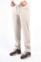 Premium Regular Fit Tech Pants "Vasco" Beige