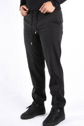 Premium Regular Fit Tech Pants "Vasco" Black