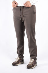 Premium Regular Fit Tech Pants "Vasco" Brown