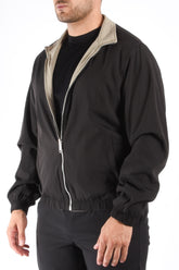 Premium Reversible Jacket "Vazio" Black / Beige