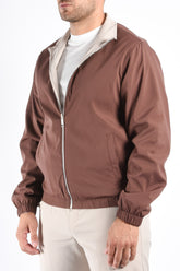 Premium Reversible Jacket "Vazio" Bordeaux / Beige
