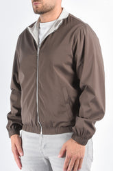 Premium Reversible Jacket "Vazio" Brown / Light Beige