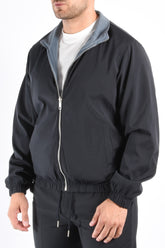 Premium Reversible Jacket "Vazio" Navy Blue / Stone Blue
