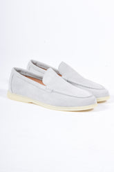 Premium Suède loafers “Santino 2.0” Light Grey