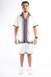 Summer Set “Horizon” Brown / Beige / White