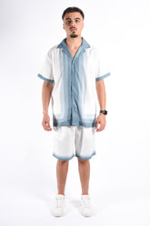 Summer Set “Horizon” Light Green / White